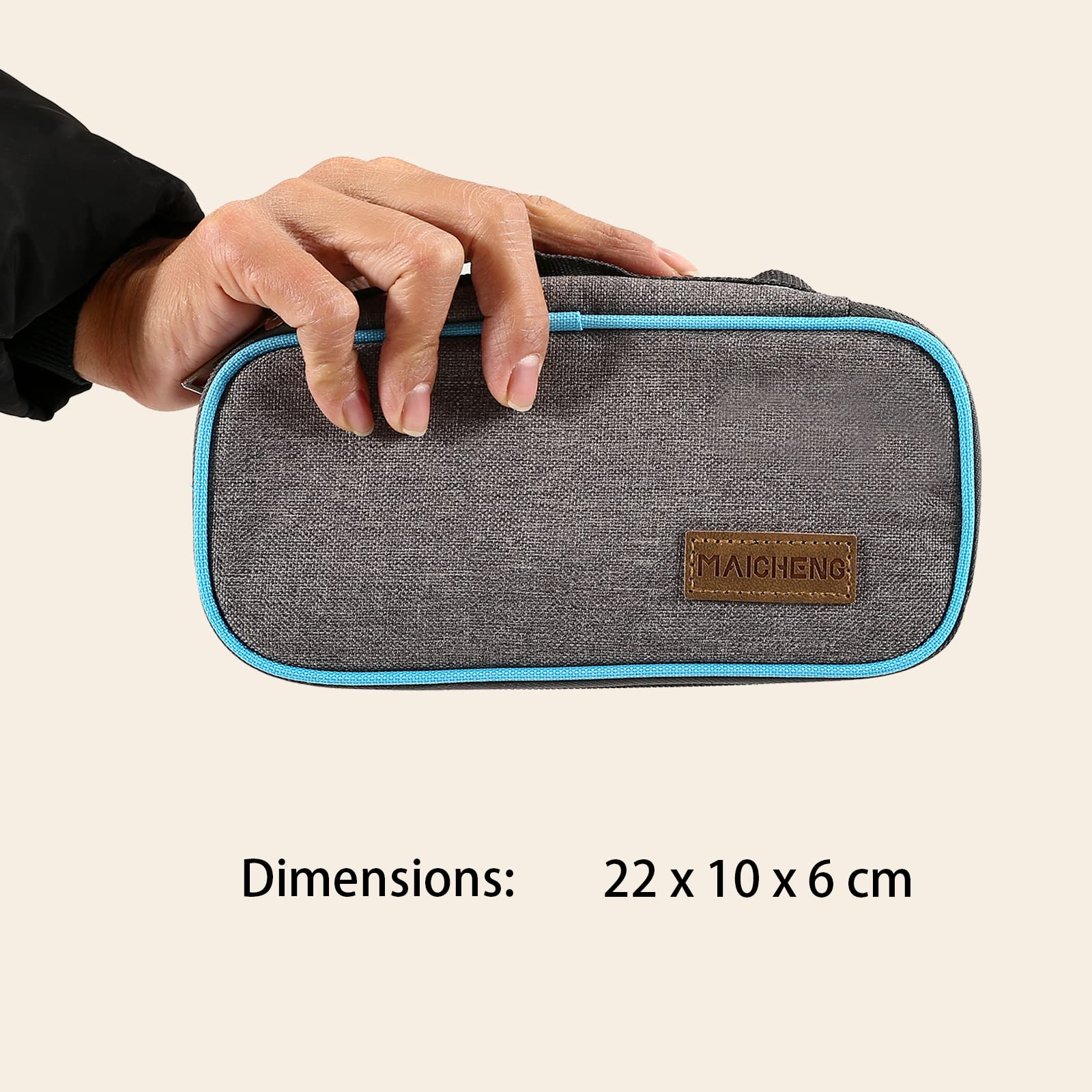 **Insulin Travel Cooler Bag with 2 Ice Packs - Diabetic Kit for Insulin Pens & Vials Storage - Portable Insulated Diabetes Organizer for Travel, Work & Daily Use**