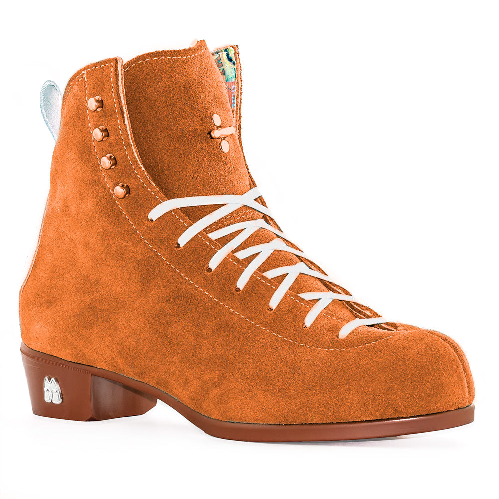 Moxi Jack Quad Skate Boot Custom Clementine - Premium Roller Skates for Women & Men - Perfect for Artistic Skating, Roller Derby & Outdoor Skating