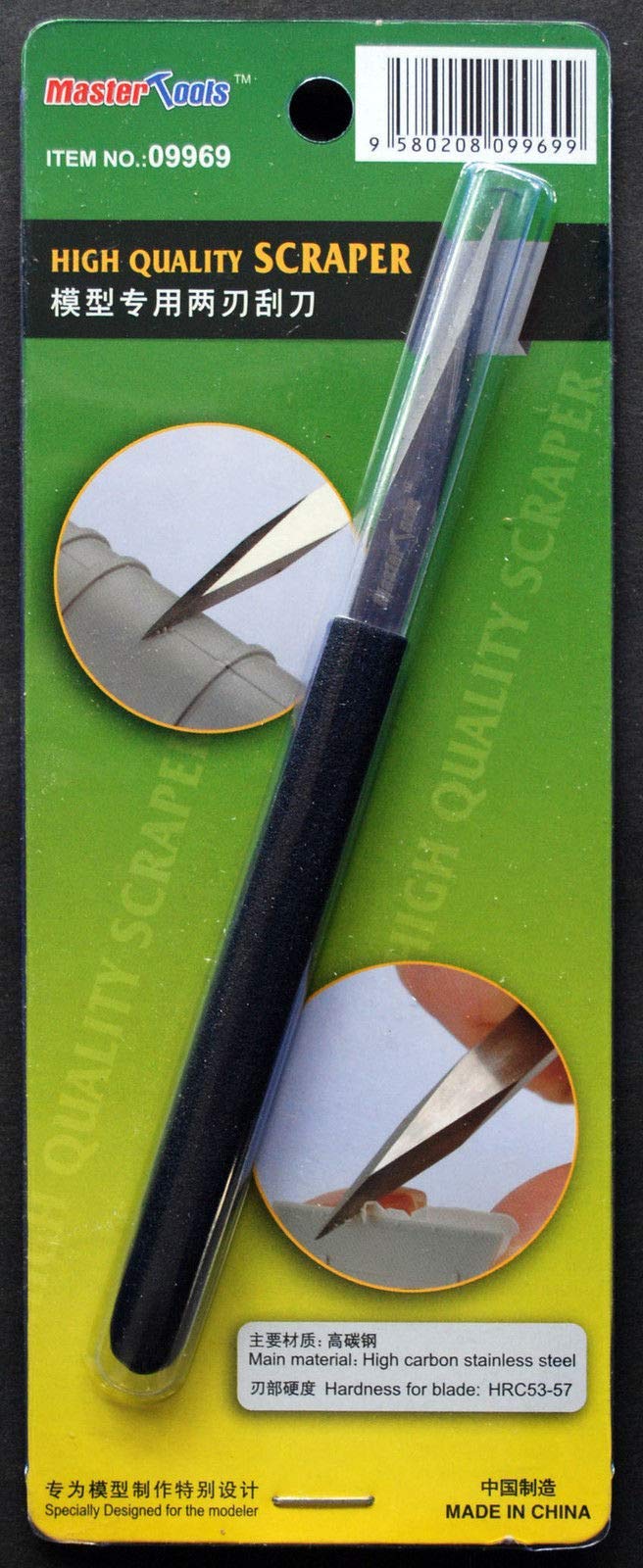 Master Tools Scraper Double Blades for Plastic Model Building - DIY Crafting