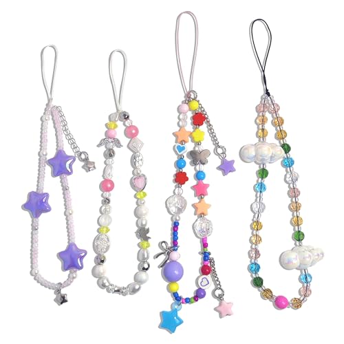 4x Cloud Star Beads