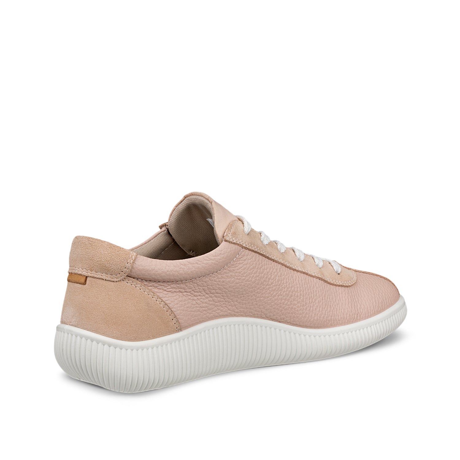 ECCO Women's Soft Zero Comfortable Walking Shoes in Rose Dust - Lightweight Casual Sneakers for Work, Travel & Everyday Wear