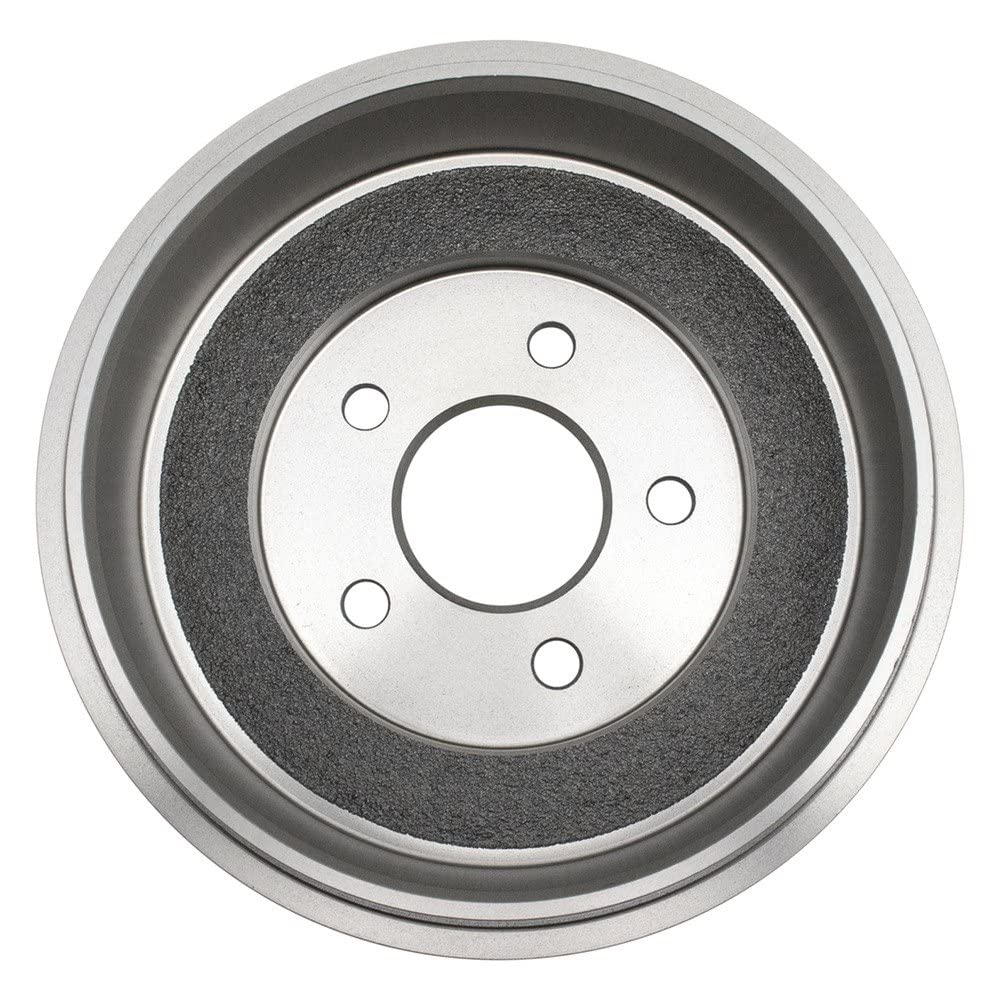 TRQ Rear Brake Drum Pair Set - Compatible with 2007-2010 Chevy Cobalt, 2007-2008 Pontiac G5, 2006-2008 Chevy HHR, 2005-2007 Chevy Malibu - Durable Replacement for Smooth Braking Performance - Perfect for Daily Commuting & Highway Driving