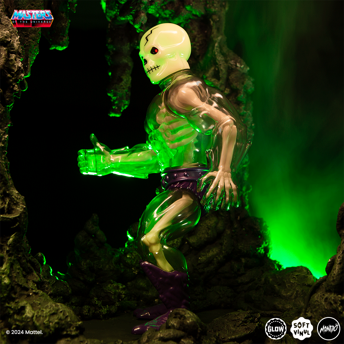Masters of the Universe Scareglow Soft Vinyl Figure - Limited Timed Edition Collectible Toy for Display & Gift Giving
