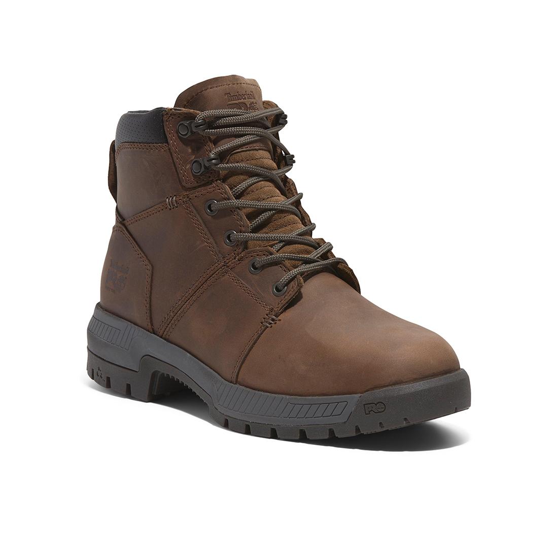 Montauk 6 Inch Full Grain Leather Work Boots for Men - Durable & Comfortable - Perfect for Construction, Hiking & Outdoor Activities