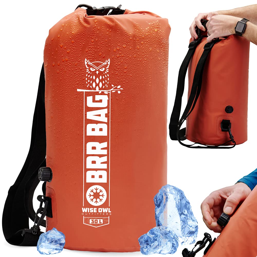Wise Owl Outfitters Insulated Backpack Cooler - 20L & 30L Leakproof, Waterproof Cooler Bag for Camping, Kayaking, Hiking, Picnics, Beach Days, Tailgating, and Outdoor Adventures
