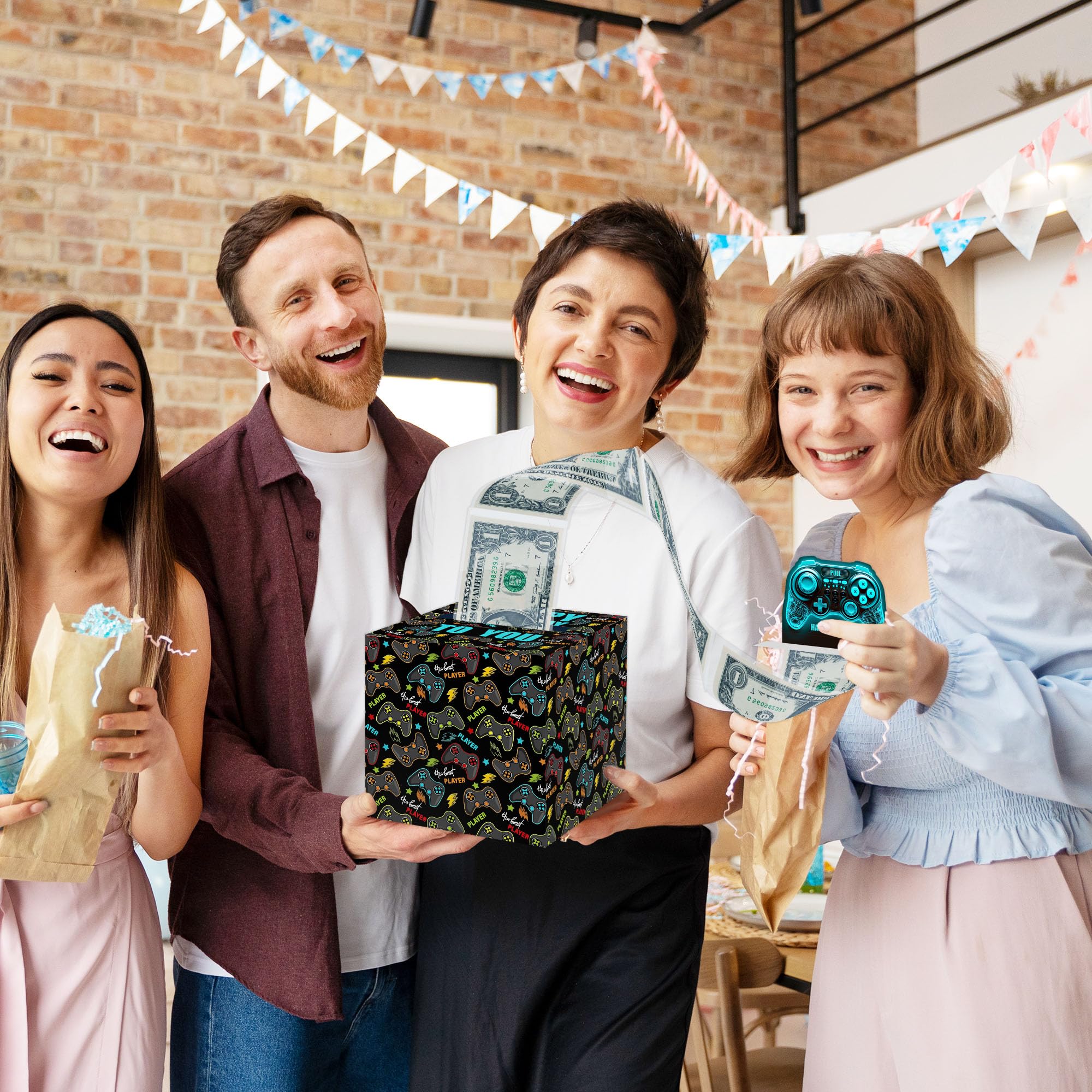 Unique Pull-Out Money Gift Box - Fun Cash Surprise Present for Birthday, Teens & Gamers | Perfect for Friends, Sons & Special Occasions | Great for Parties, Celebrations & Surprise Gifts
