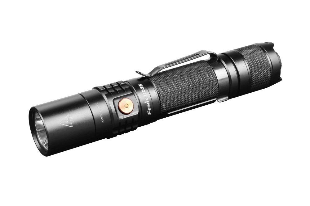 Fenix UC35 V2.0 Rechargeable LED Flashlight - 1000 Lumens, USB-C Charging, Tactical EDC Light for Camping, Hiking & Emergency Preparedness