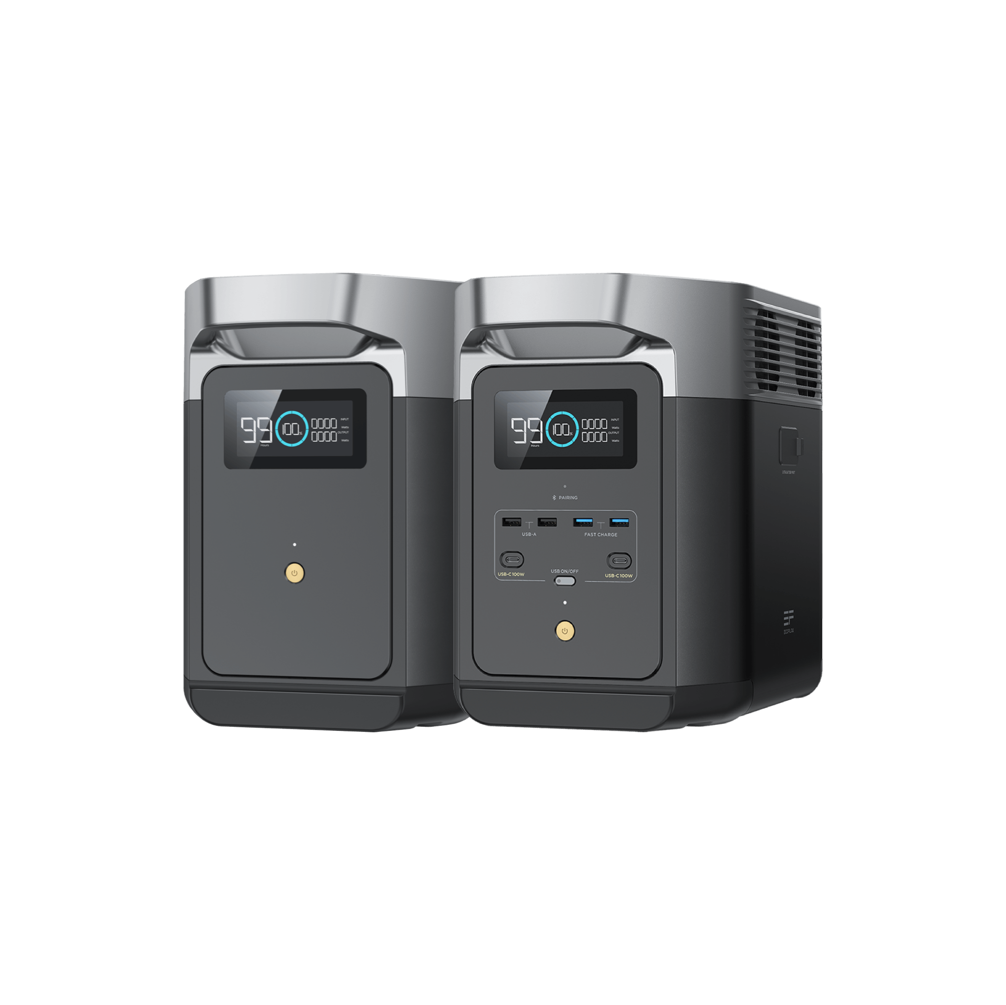 EcoFlow DELTA 2 Smart Extra Battery - Portable Power Station for Camping, RV, Emergencies & Off-Grid Living - 1024Wh Expandable Capacity with Solar Charging