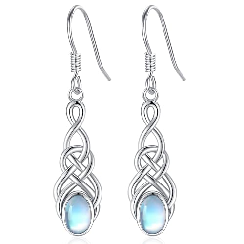 Silver+oval moonstone