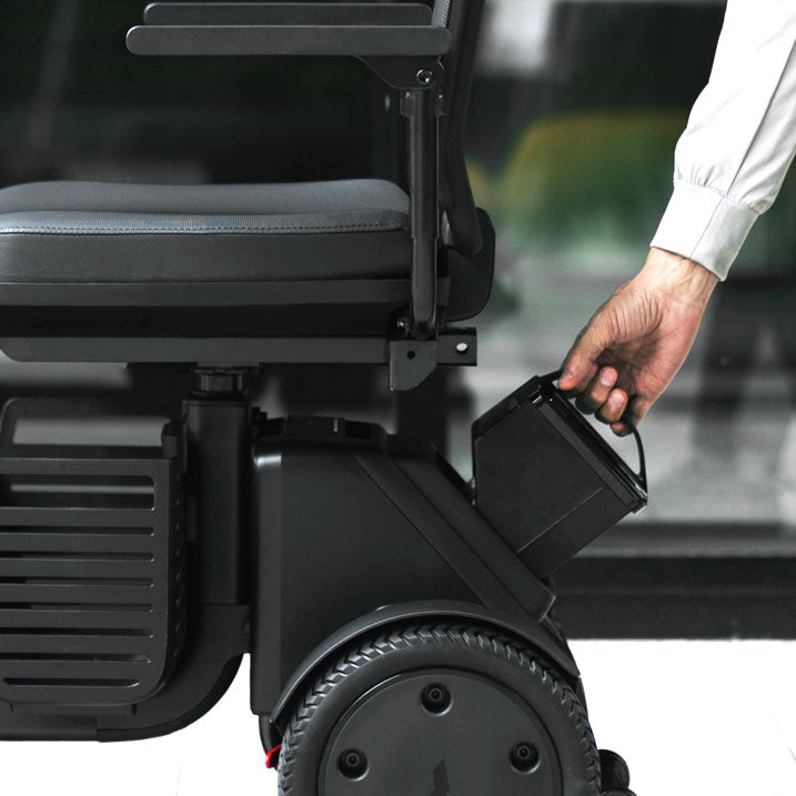 WHILL Model R 4 Wheel Mobility Scooter - Lightweight Electric Wheelchair for Adults & Seniors - Indoor/Outdoor Use for Shopping, Travel & Daily Activities