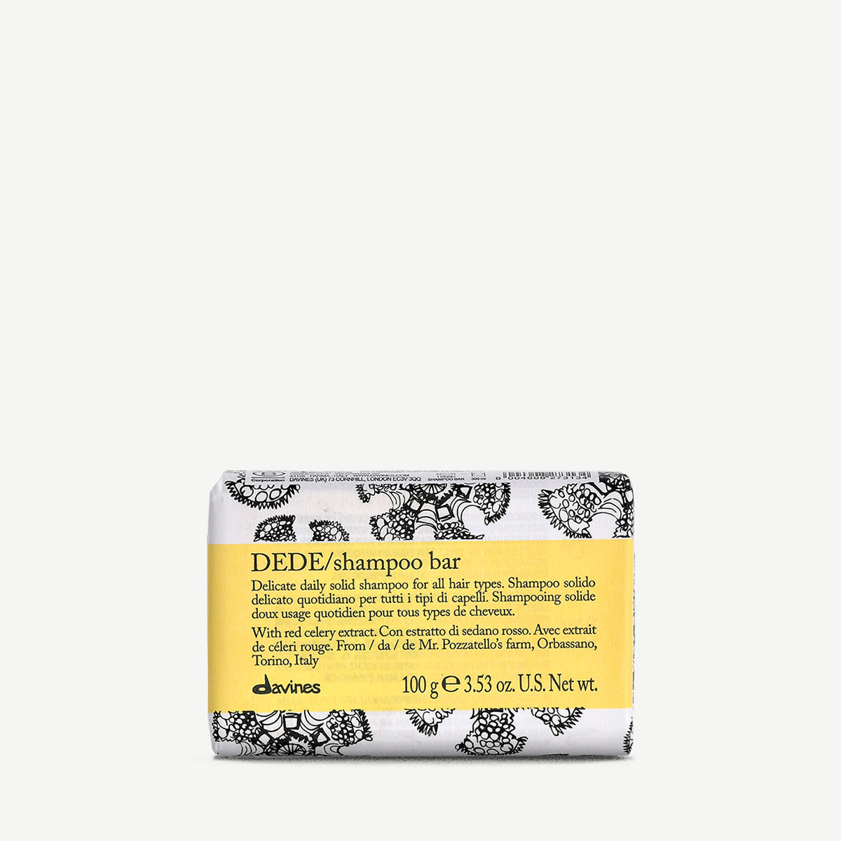 DEDE Natural Shampoo Bar for Hair Care - Sulfate Free, Vegan & Eco-Friendly Solid Shampoo - Perfect for Travel, Camping & Zero Waste Lifestyle