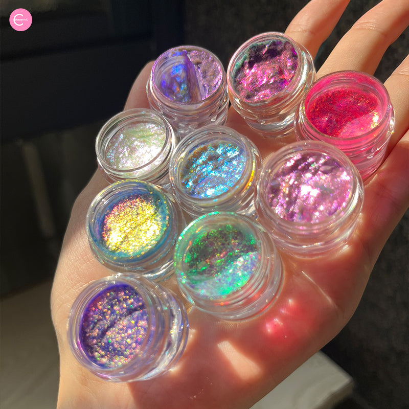 Coldnwild Chameleon Eyeshadow Cream - Long Lasting Metallic & Iridescent Cream Eyeshadow for Party, Halloween & Cosplay Makeup - Perfect for Day to Night Glam Looks