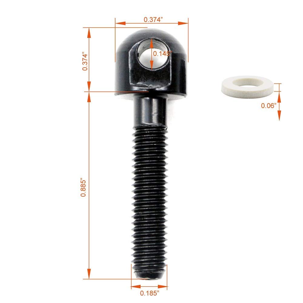 NEWVAVA YYHJ SHWEAPY 1 Inch Sling Swivel Studs - Gun Sling Mounting Kit with Wood Screw Studs for Rifles, Shotguns & Hunting Accessories | Perfect for Outdoor Shooting, Hunting & Firearm Maintenance