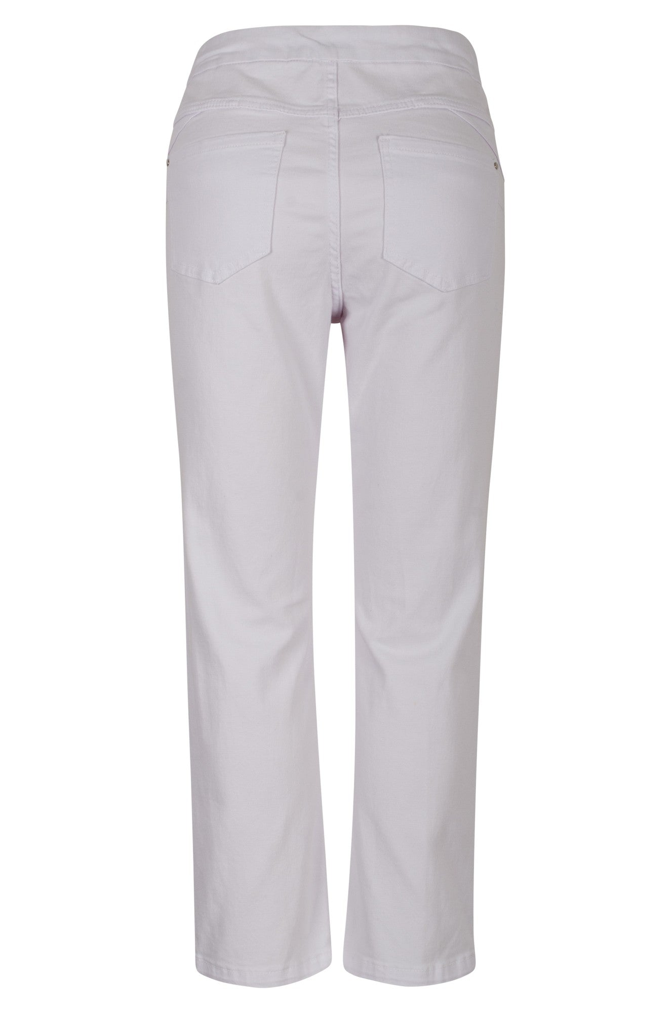 Stretch Cotton Blend Capri Jeans for Women - Comfortable White Skinny Pants | Perfect for Casual Wear, Summer Outfits & Travel