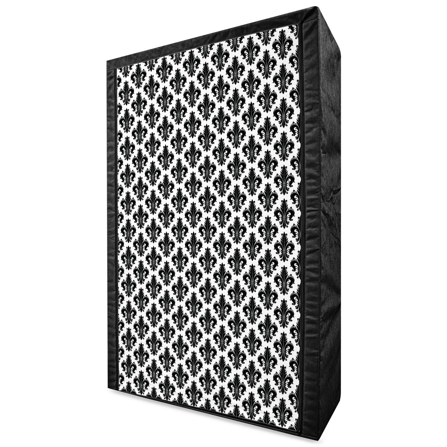 Ambesonne Portable Fabric Wardrobe with Shelves - 42.5