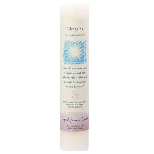 Cleansing Intention Candles - Spiritual Aromatherapy for Meditation, Yoga & Home Relaxation | Positive Energy Scented Soy Wax Candles for Stress Relief