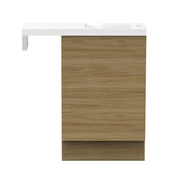 ADP Petite Rail Vanity with Kickboard - Small Bathroom Vanity with Storage for Compact Spaces | Perfect for Apartments, Powder Rooms & Cozy Homes