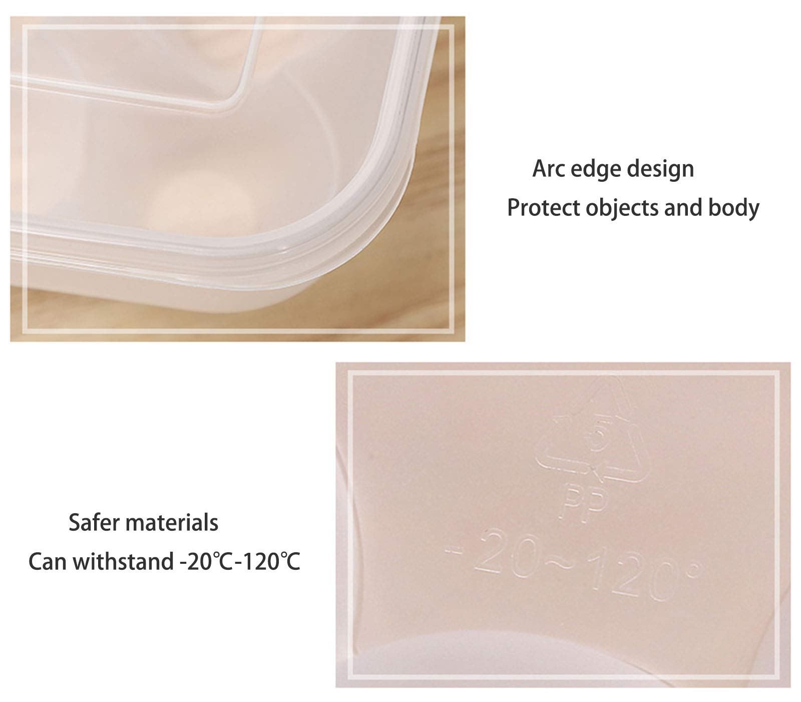 34 Grid Large Capacity Egg Storage Box - 2 Pack Egg Holder Tray for Refrigerator, Fresh Food Container & Organizer - Perfect for Kitchen, Pantry, and Refrigerator Organization