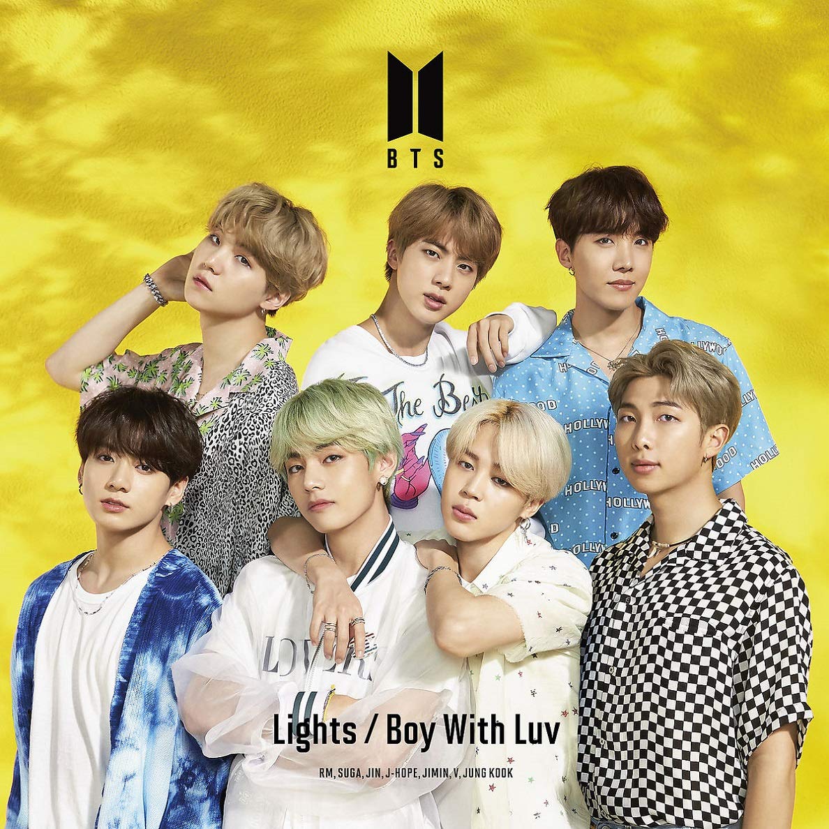 BTS Boy With Luv LED Light - K-Pop Room Decor, Fan Gift & Party Lighting for Bedroom, Office, and K-Pop Merch Collection