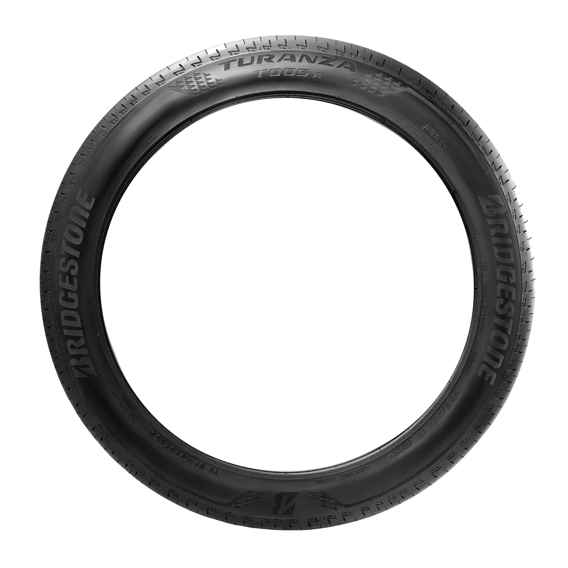 Bridgestone Turanza T005A 235/45 R18 94W High Performance All-Season Tires - Perfect for Sedans, Coupes & Luxury Vehicles on Wet & Dry Roads