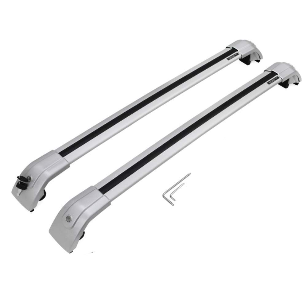 2014-2022 Range Rover Sport Silver Aluminum Roof Rack Cross Bars - Heavy Duty Car Top Carrier for Luggage, Kayak, Canoe, Bike, Snowboard & Ski - Perfect for Road Trips, Outdoor Adventures & Winter Sports