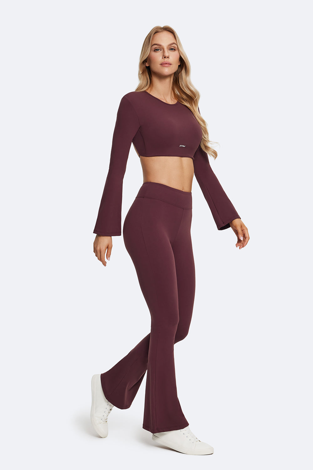 Sexy Backless Full Sleeve Crop Top Women's Fashion Tops for Party, Club, and Night Out - Trendy Summer Casual Wear