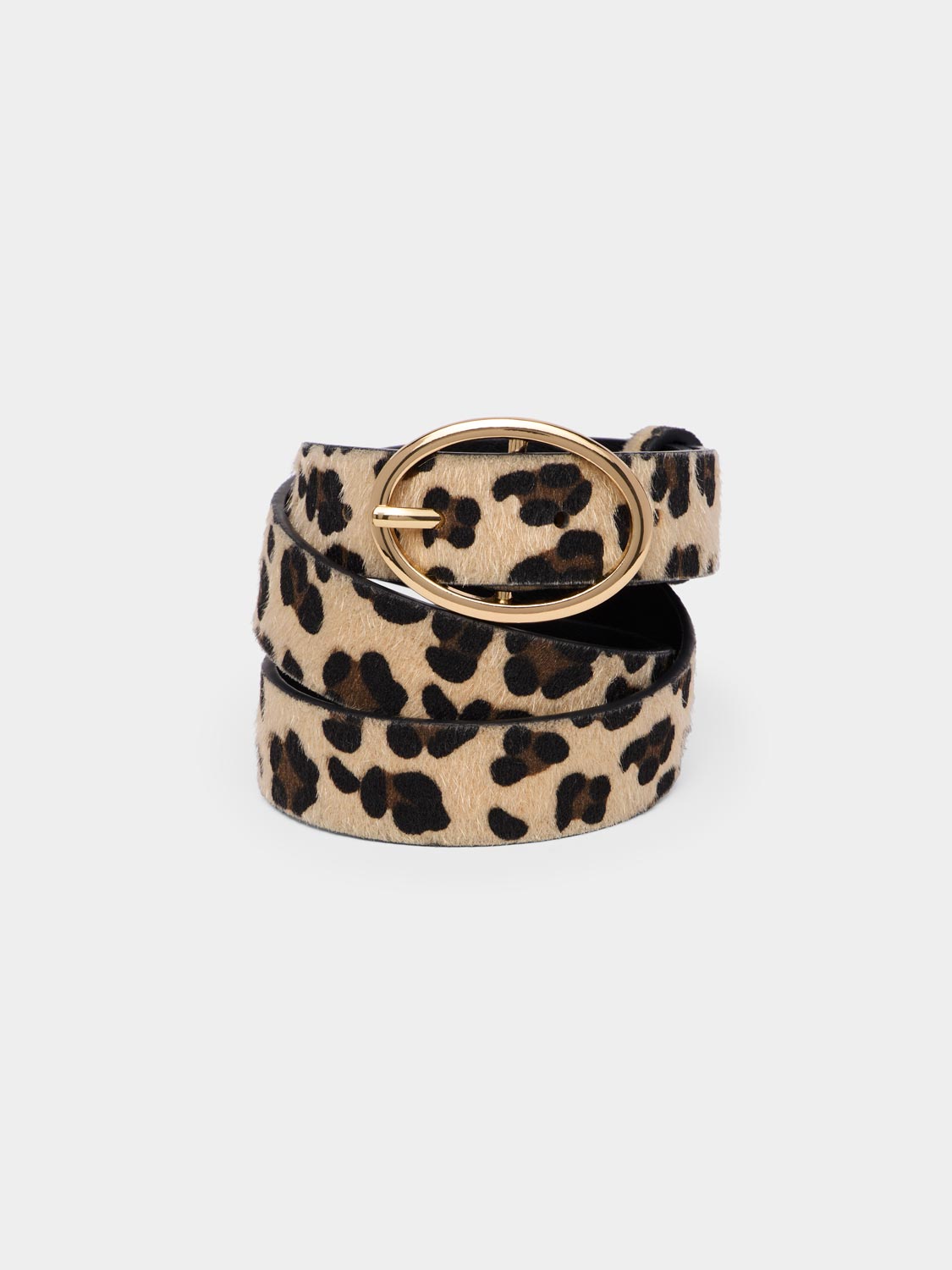 Stylish Leopard Print Belt for Women & Men - Fashion Animal Print Accessory for Jeans, Dresses & Outfits