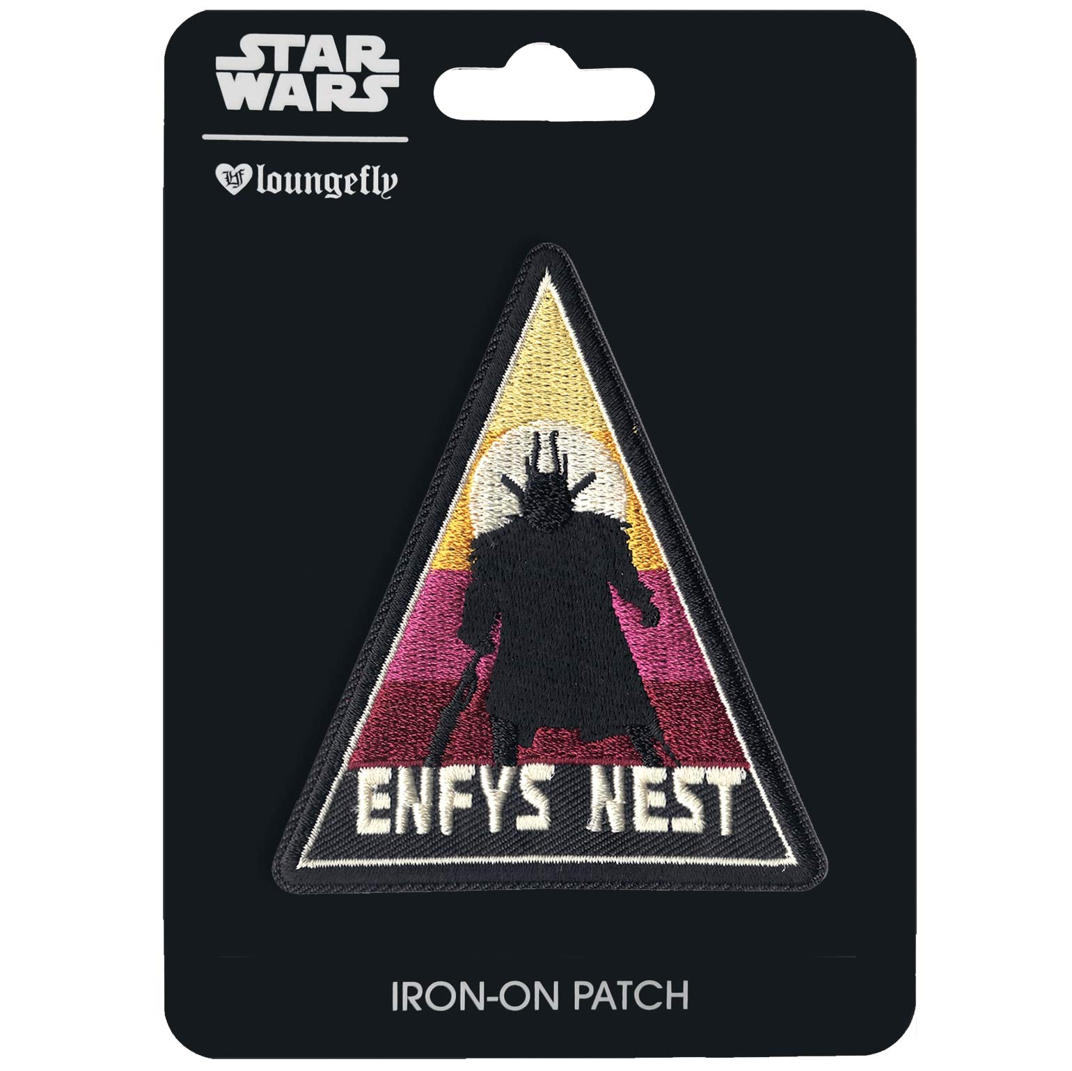 Star Wars Enfys Nest Sunset Han Solo Embroidered Iron-On Patch for Jackets, Backpacks & Cosplay - Disney Official Merchandise