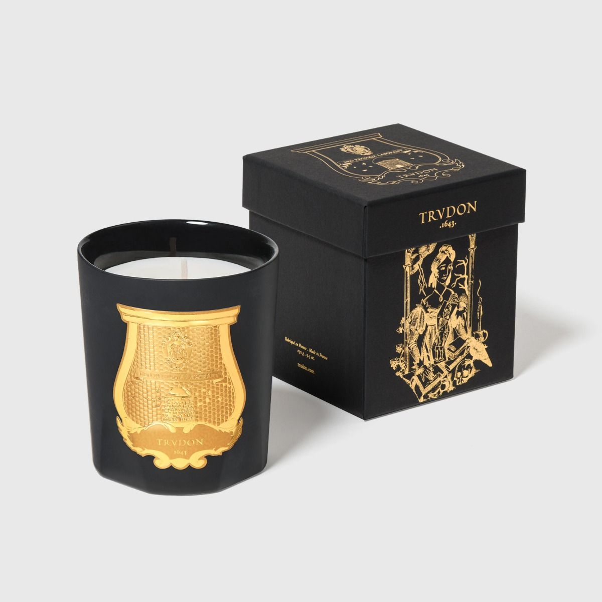 Cire Trudon Mary Scented Candle - Cedar & Gaiac Wood Fragrance, Luxury Home Decor for Relaxation & Aromatherapy | Perfect for Bedroom, Living Room & Spa Ambiance