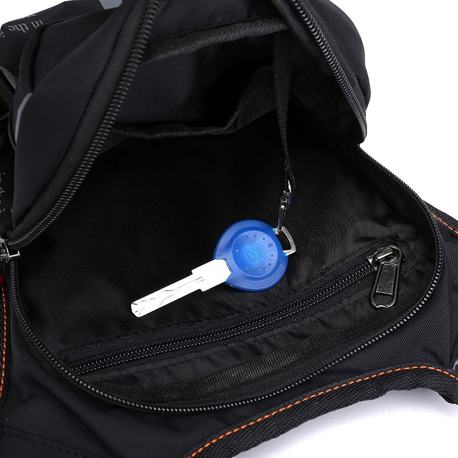 Waterproof Nylon Drop Leg Bag for Men - Adjustable Waist Fanny Pack, Hip Bum Belt Bag for Travel, Motorcycle Riding, Hiking & Outdoor Activities - Crossbody Shoulder Bag with Multiple Pockets