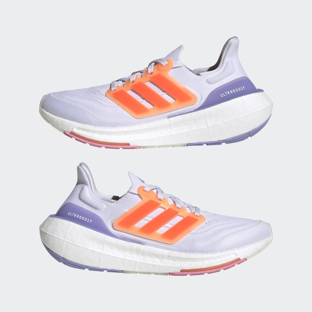 adidas Ultraboost Light Women's Running Shoes - White, Size 8 | Comfortable & Supportive for Jogging, Gym Workouts & Daily Wear