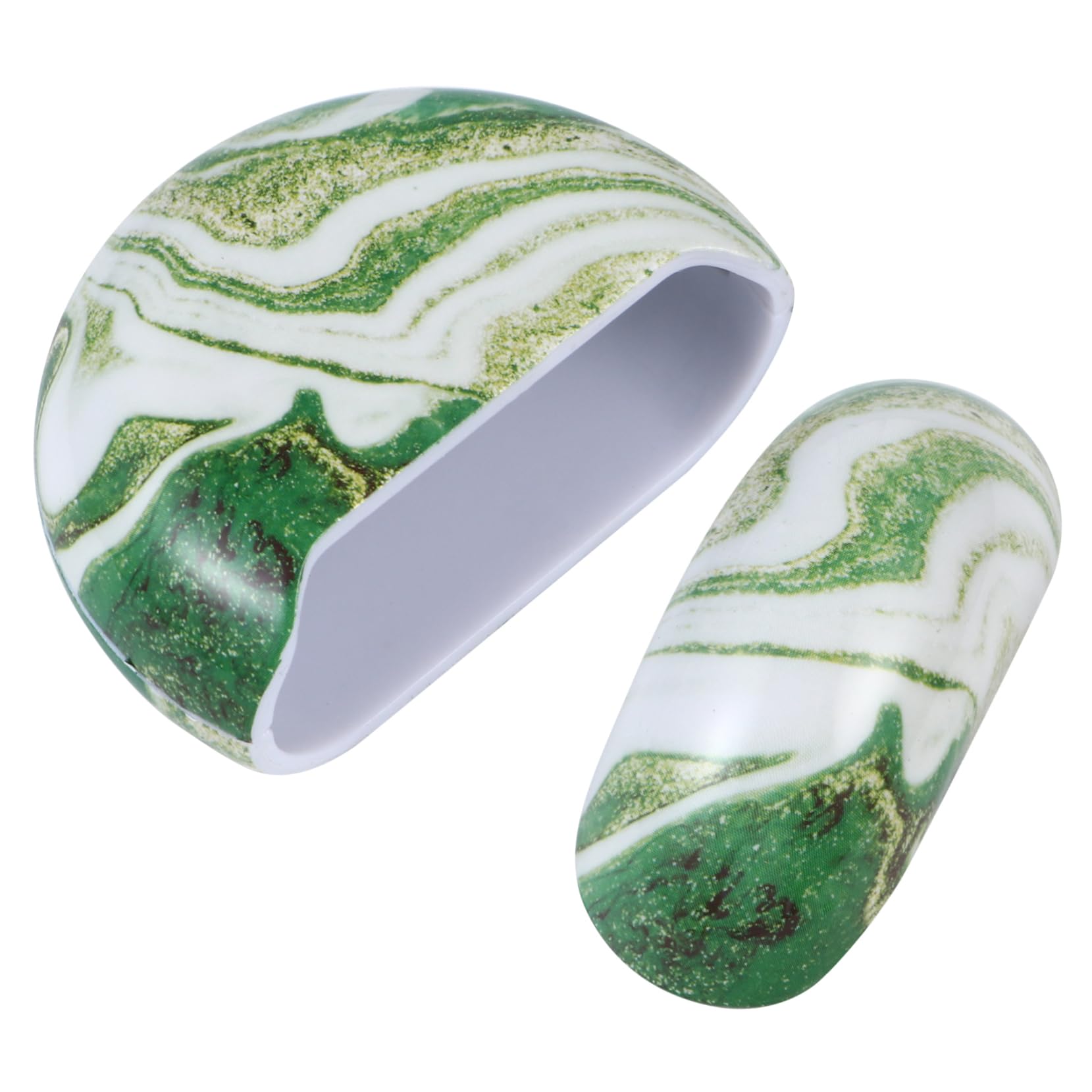 HEMOTON Marble Earphone Cover - 1pc Pearlescent Headphone Case for iPhone, Samsung & AirPods - Durable Protection for Wireless & Wired Earbuds - Perfect for Travel, Gym & Daily Use