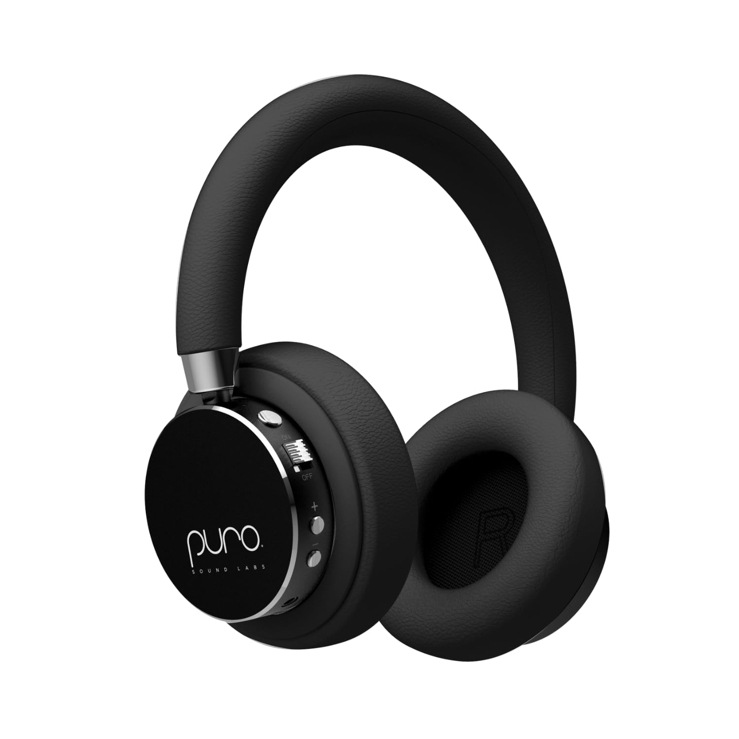 Puro Sound Labs BT2200s Plus Volume Limited Kids’ Bluetooth Headphones - Wireless Over-Ear Headset for Safe Listening, School, Travel & Gaming (Black)