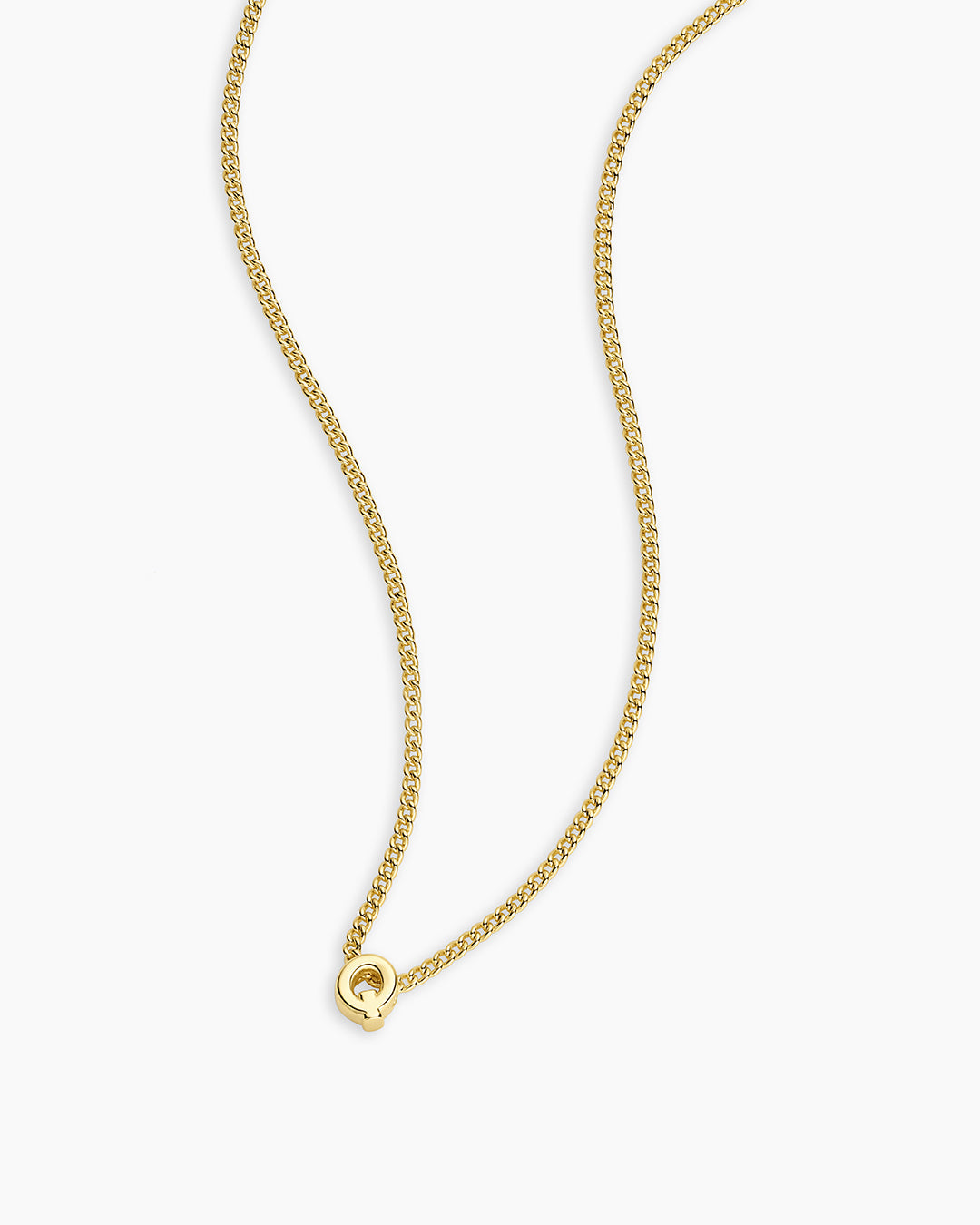 Wilder Mini Alphabet Necklace - Personalized Initial Necklace for Women, Dainty Gold Letter Pendant Jewelry - Perfect for Gifts, Birthdays & Everyday Wear