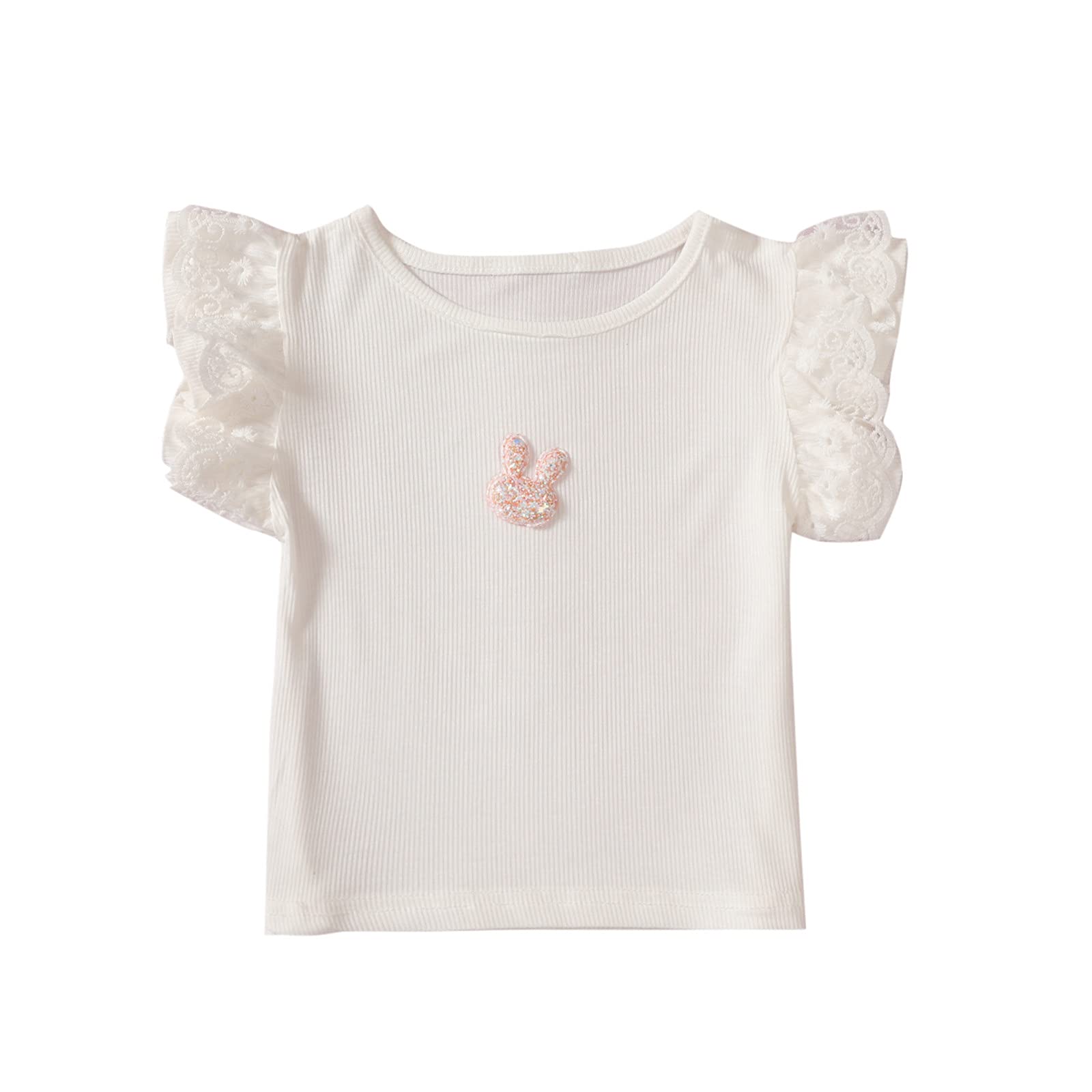 Girls Ribbed Tank Tops - Basic Stretch School Uniform Tees for Kids | Perfect for School, Summer & Playtime