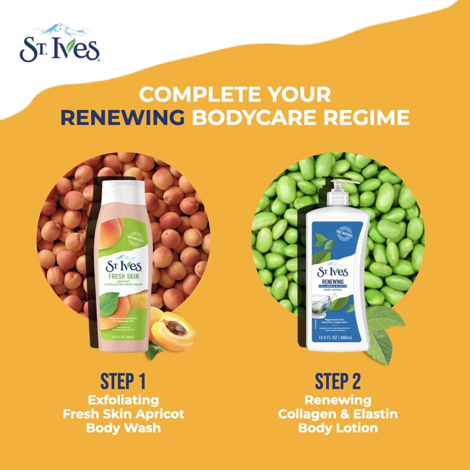 St. Ives Renewing Collagen & Elastin Body Lotion - Hydrating & Firming Moisturizer for Smooth Skin | Perfect for Daily Use & Post-Shower Hydration