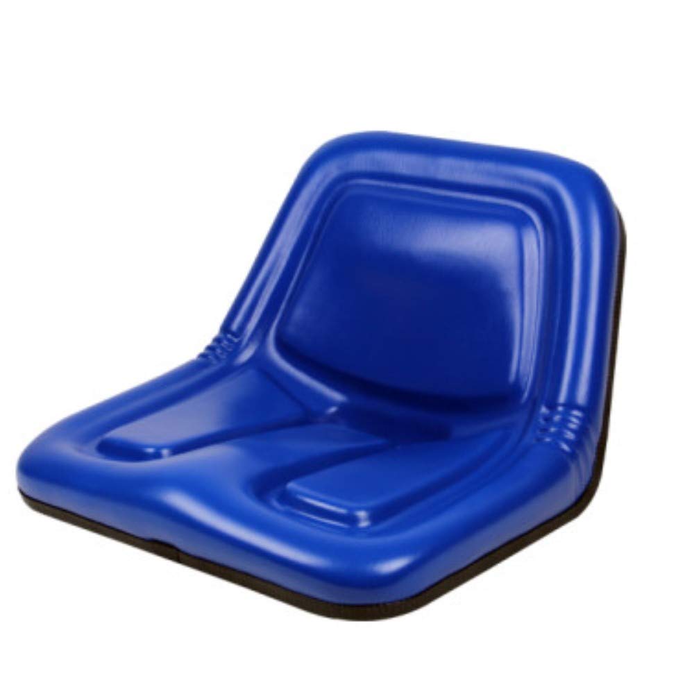 Steel Pan Seat Replacement for Universal Products 1100 1200 1300 1500 1510 1600 1700 1710 - High Back Blue Deluxe Tractor Seat Compatible with Ford & 19 Other Models - Perfect for Farm Equipment, Construction Machinery & Industrial Vehicles