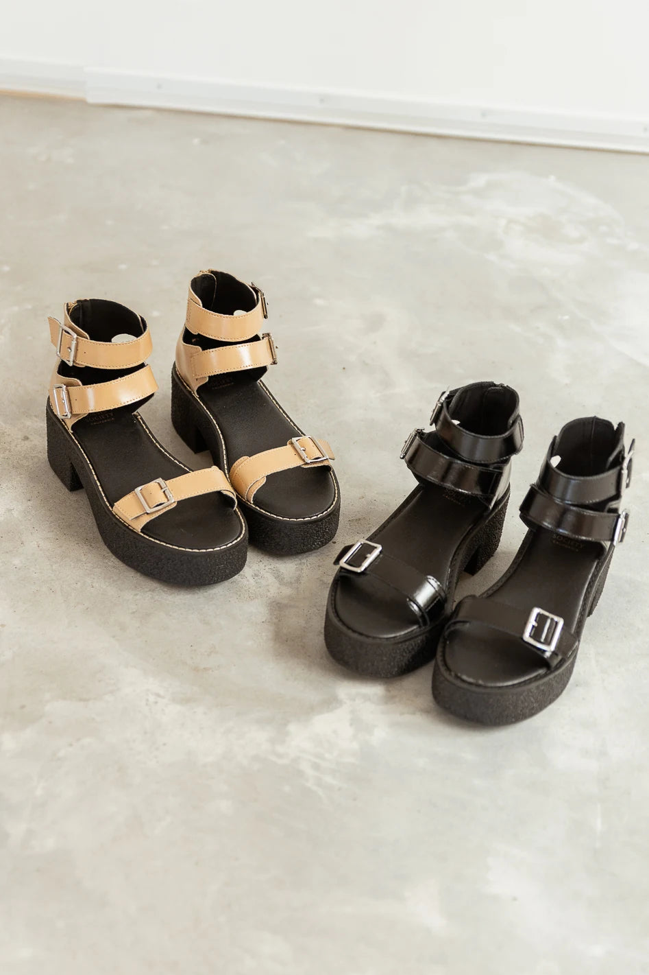Alexia Black Platform Sandals for Women | Comfortable & Stylish Summer Shoes | Perfect for Beach, Vacation & Casual Outfits
