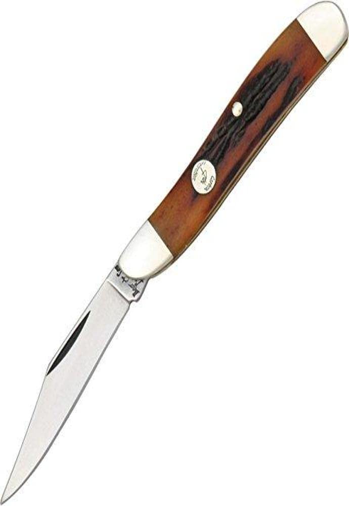 Bear & Son Cutlery CRSB19 Stag Bone Peanut Pocket Knife - 2.7