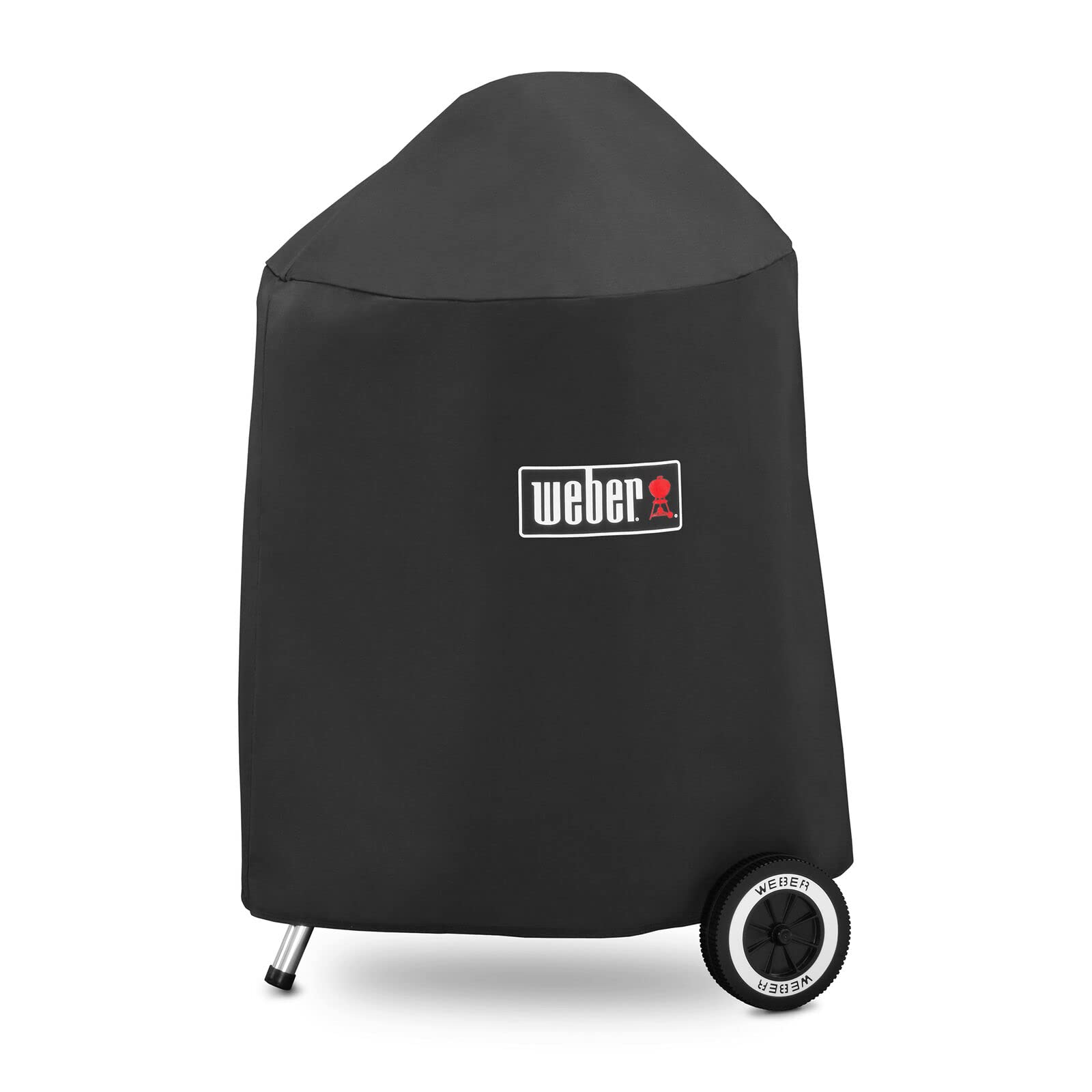 Weber 18-Inch Charcoal Grill Cover - Heavy Duty Waterproof BBQ Grill Cover for Weber Kettle Grills - Perfect for Outdoor Cooking, Backyard BBQs & Patio Protection
