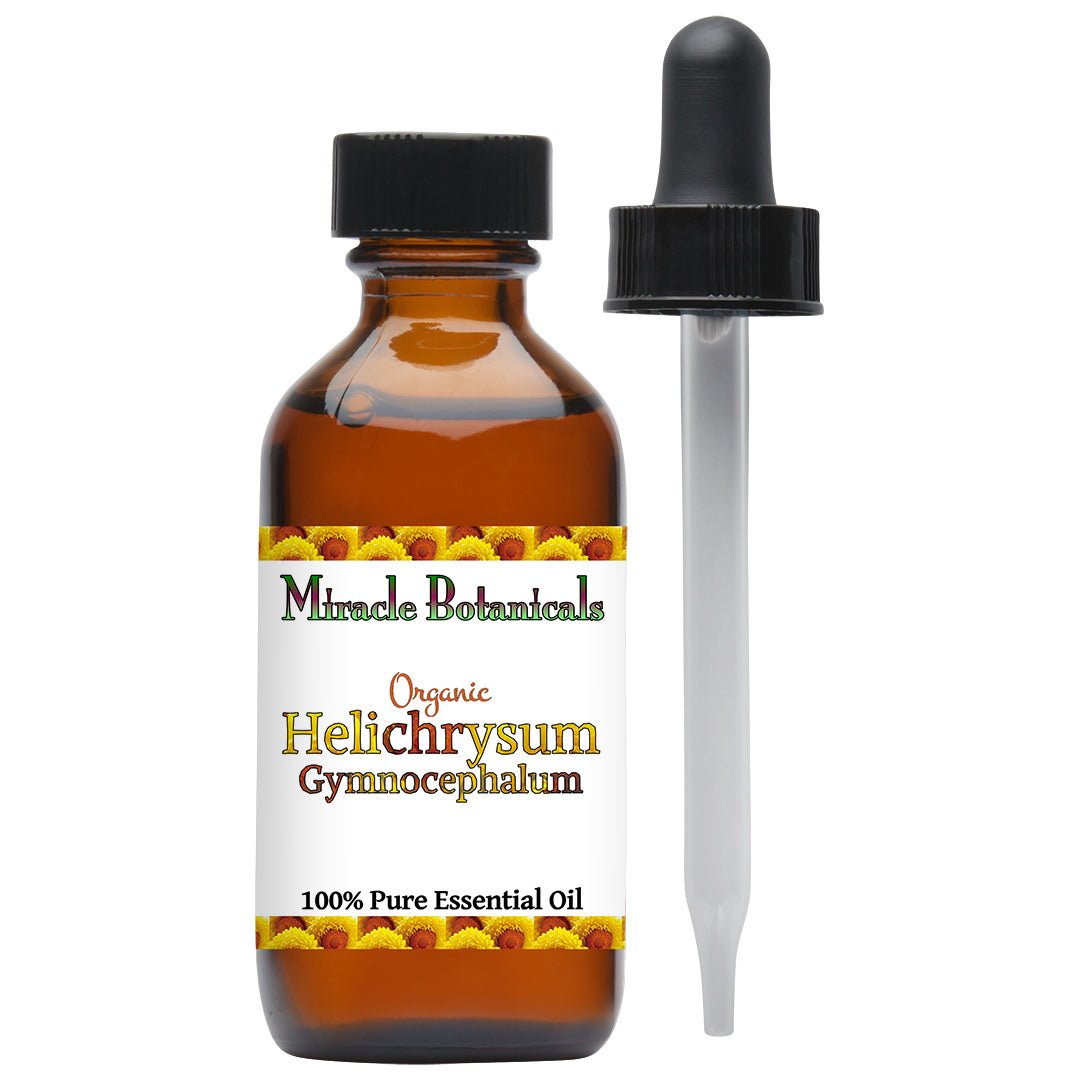 Organic Helichrysum Gymnocephalum Essential Oil - 100% Pure, Natural Aromatherapy Oil for Skin Care, Stress Relief & Relaxation | Perfect for Diffusers, Massage & DIY Beauty Products