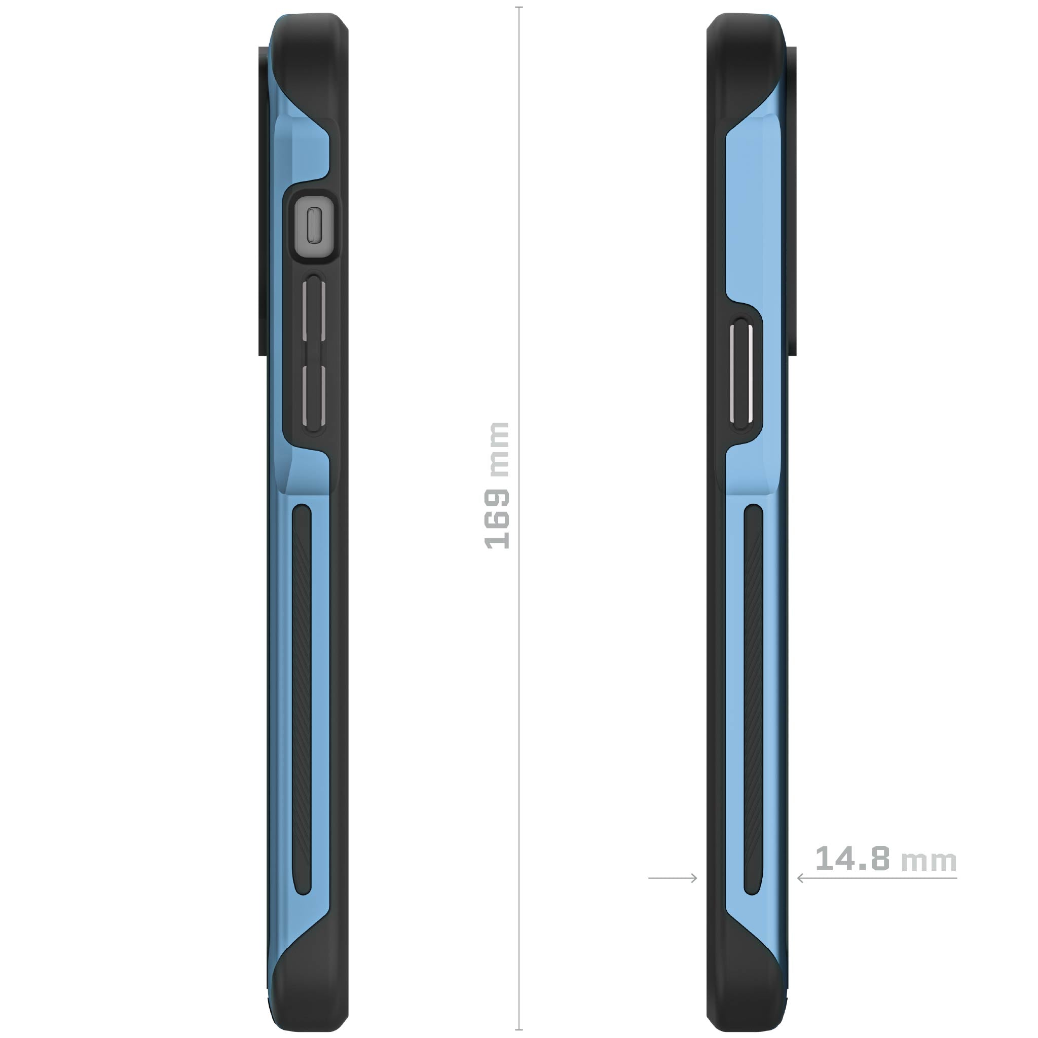 iPhone 14 Series Protective Metal MagSafe Cases - Ultra Slim & Durable Magnetic Cover for iPhone 14/14 Pro/14 Pro Max - Perfect for Everyday Use, Travel & Wireless Charging