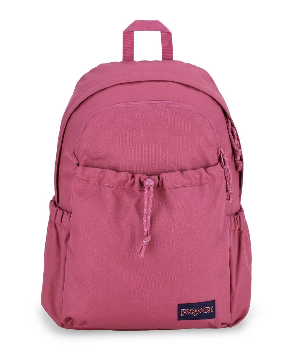 JanSport Lounge Pack Backpack - Mauve Haze Color, Lightweight & Durable for School, College, Travel & Everyday Use