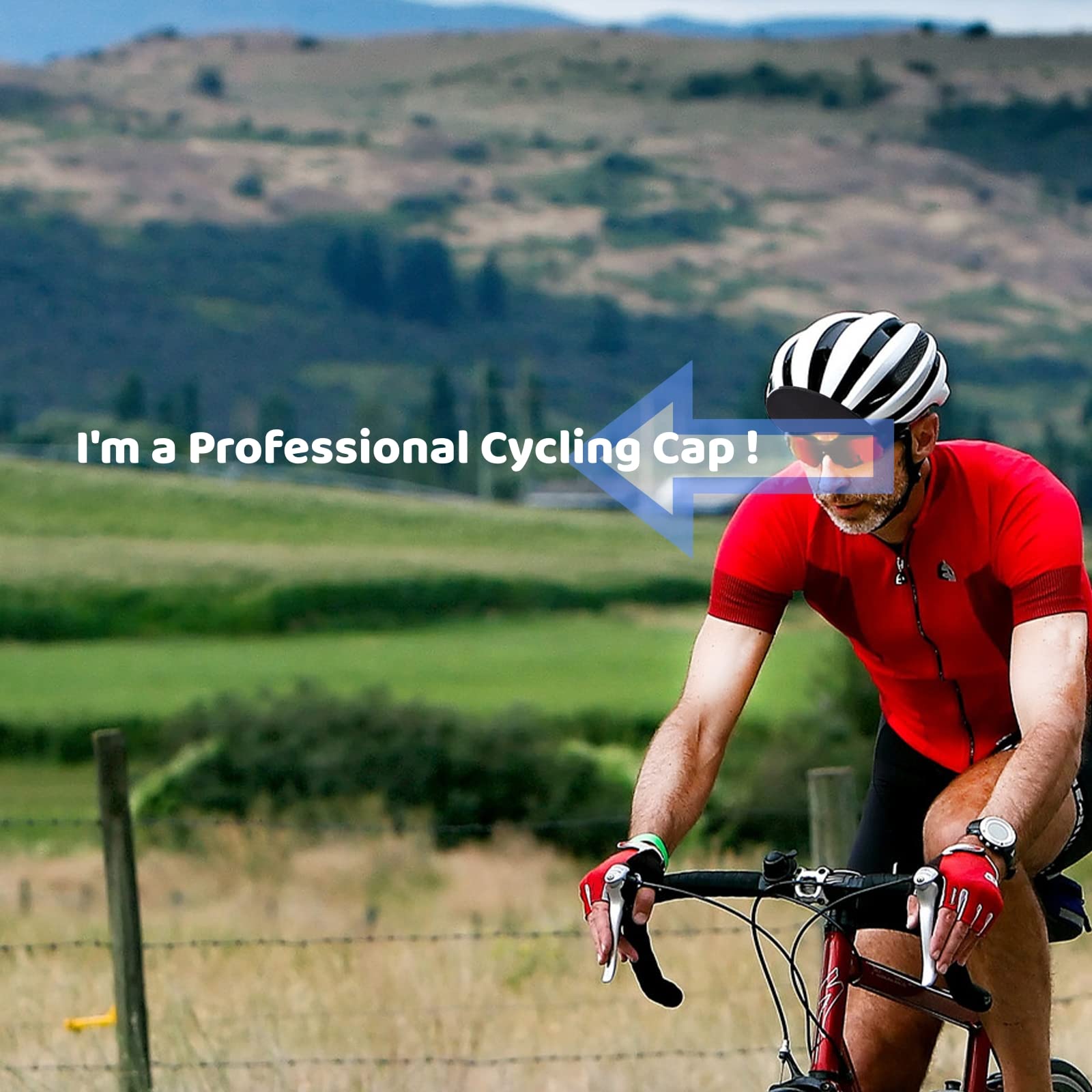 Breathable Polyester Cycling Cap - Funny Under Helmet Liner for Sweat Absorption | Perfect for Road Biking, Mountain Cycling & Commuting