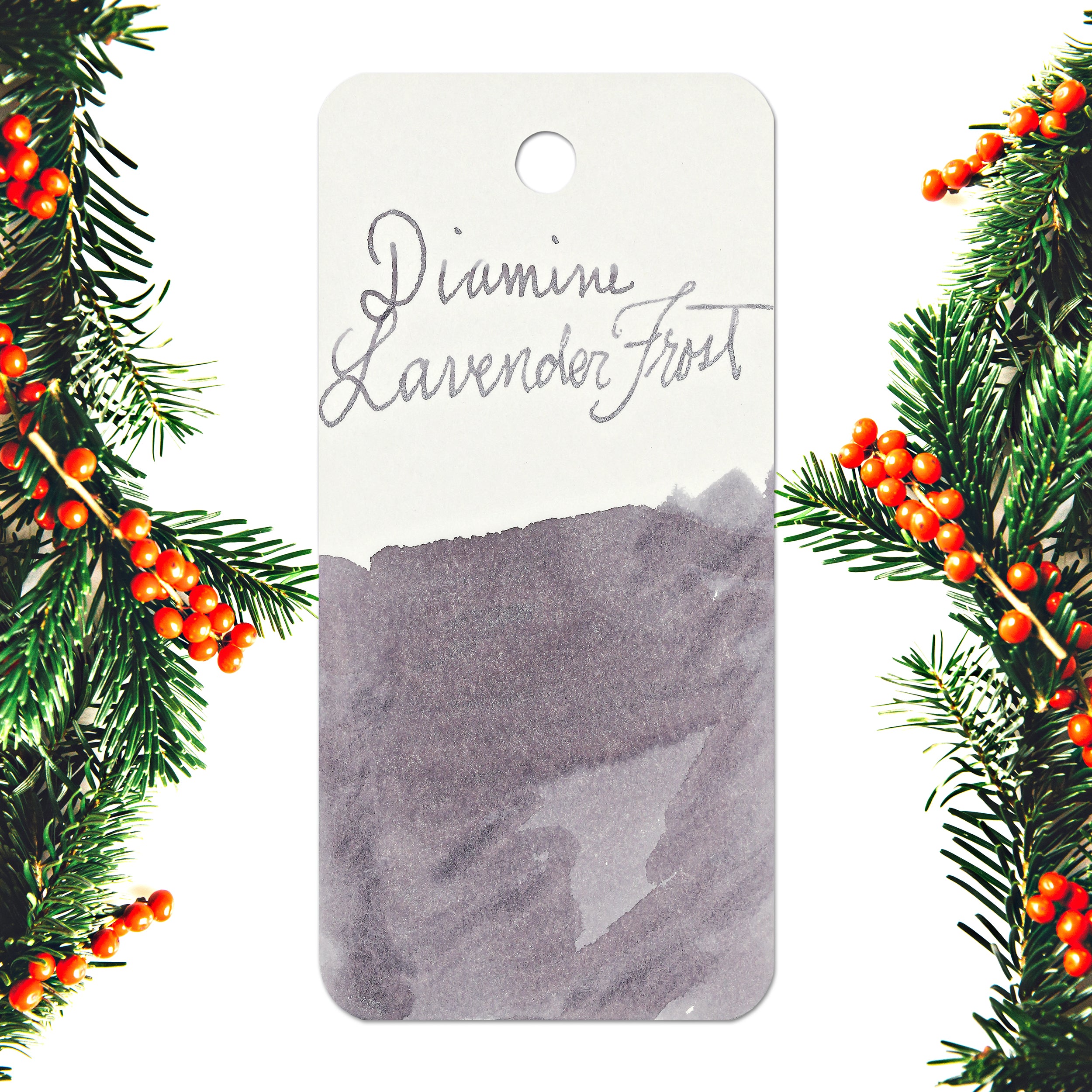 Diamine Inkvent Purple Edition Shimmer Bottled Ink - 50mL Lavender Frost for Fountain Pens | Perfect for Calligraphy, Journaling & Artistic Writing