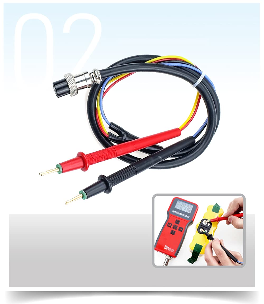 YR1030 High-Precision Lithium Battery Internal Resistance Tester - Professional 18650 Battery Analyzer for DIY, RC Cars, Solar Power & Electric Vehicles