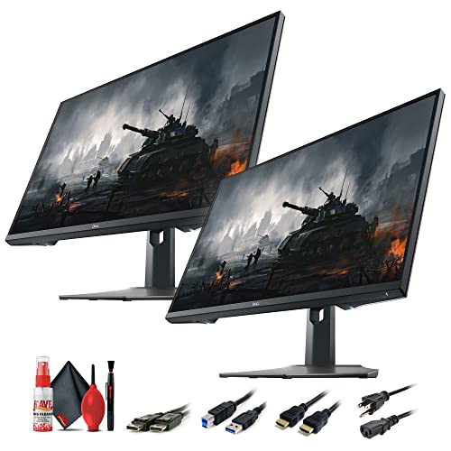 Dell G3223Q 32 Inch 4K UHD Gaming Monitor with HDR, 144Hz Refresh Rate, 1ms Response Time - Dual Monitor Setup Bundle with Screen Cleaning Kit for PC Gaming, Office Work & Home Entertainment