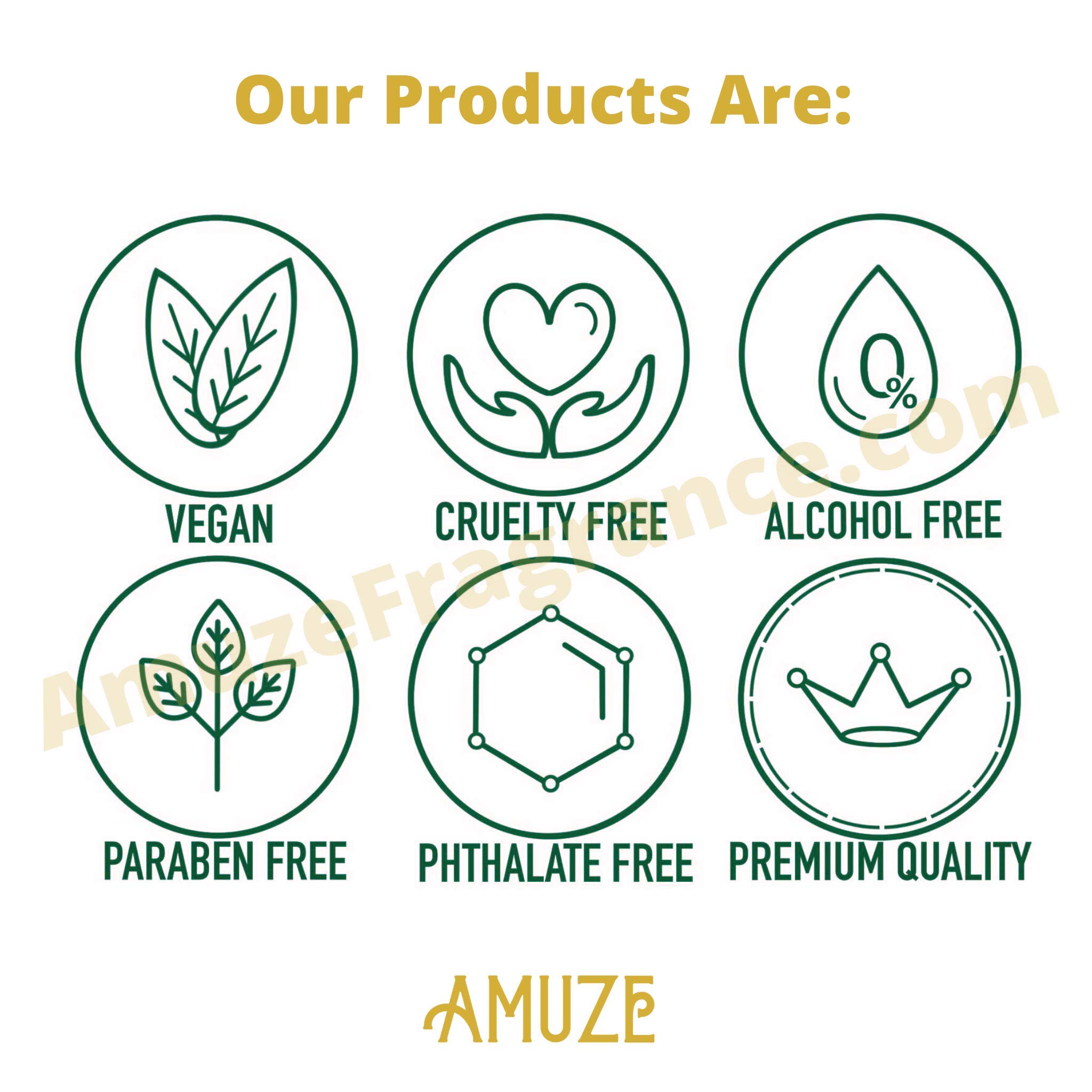 12ml Premium Rose Metal Perfume Oil - Alcohol-Free, Vegan & Cruelty-Free Attar by Amuze Fragrance | Long-Lasting Scent for Daily Wear, Special Occasions & Gift Giving