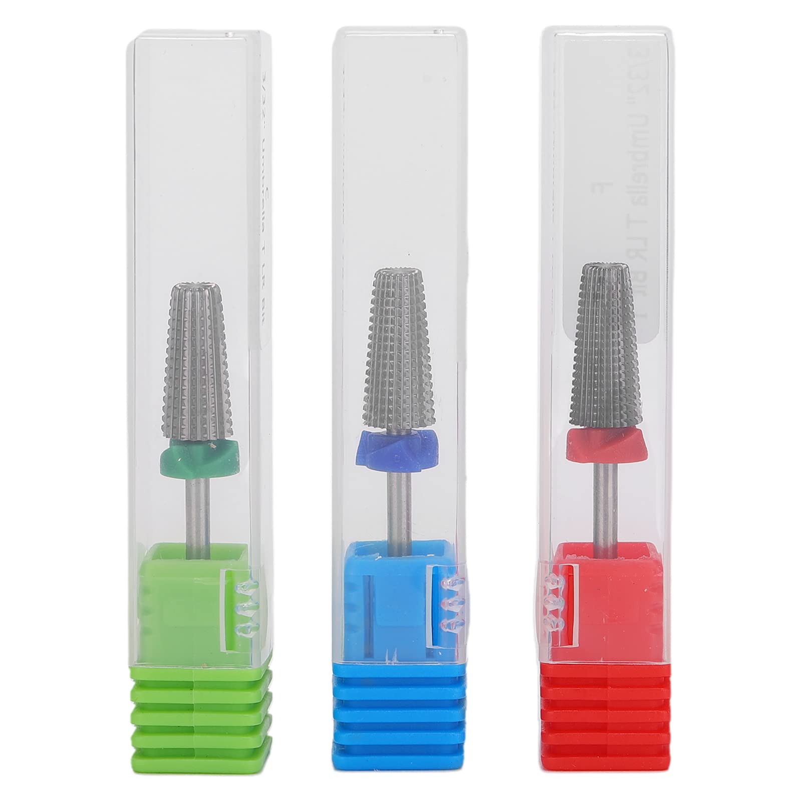 Professional Stainless Steel Nail Drill Bits & Grinding Heads - Safe Rotating Nail Art Tools for Manicurists & Beginners | Perfect for Salon, Home Nail Care & DIY Manicures