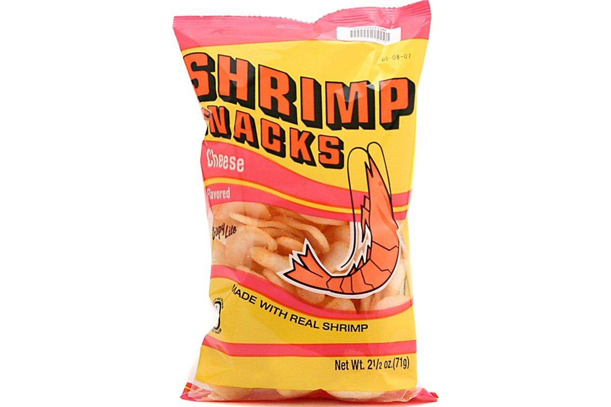 Cheese Flavored Shrimp Chips - Crunchy & Light Shrimp Snacks (3-Pack) | Perfect for Parties, Movie Nights & Healthy Snacking
